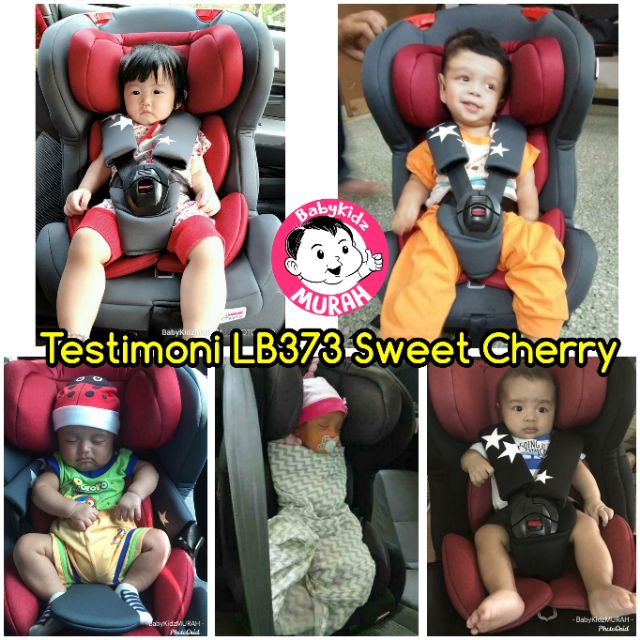 Sweet Cherry Car Seat Ay373a Miya Car Seat Baby Newborn 6years Convertible Carseat Kerusi Kereta Baby Murah Shopee Malaysia