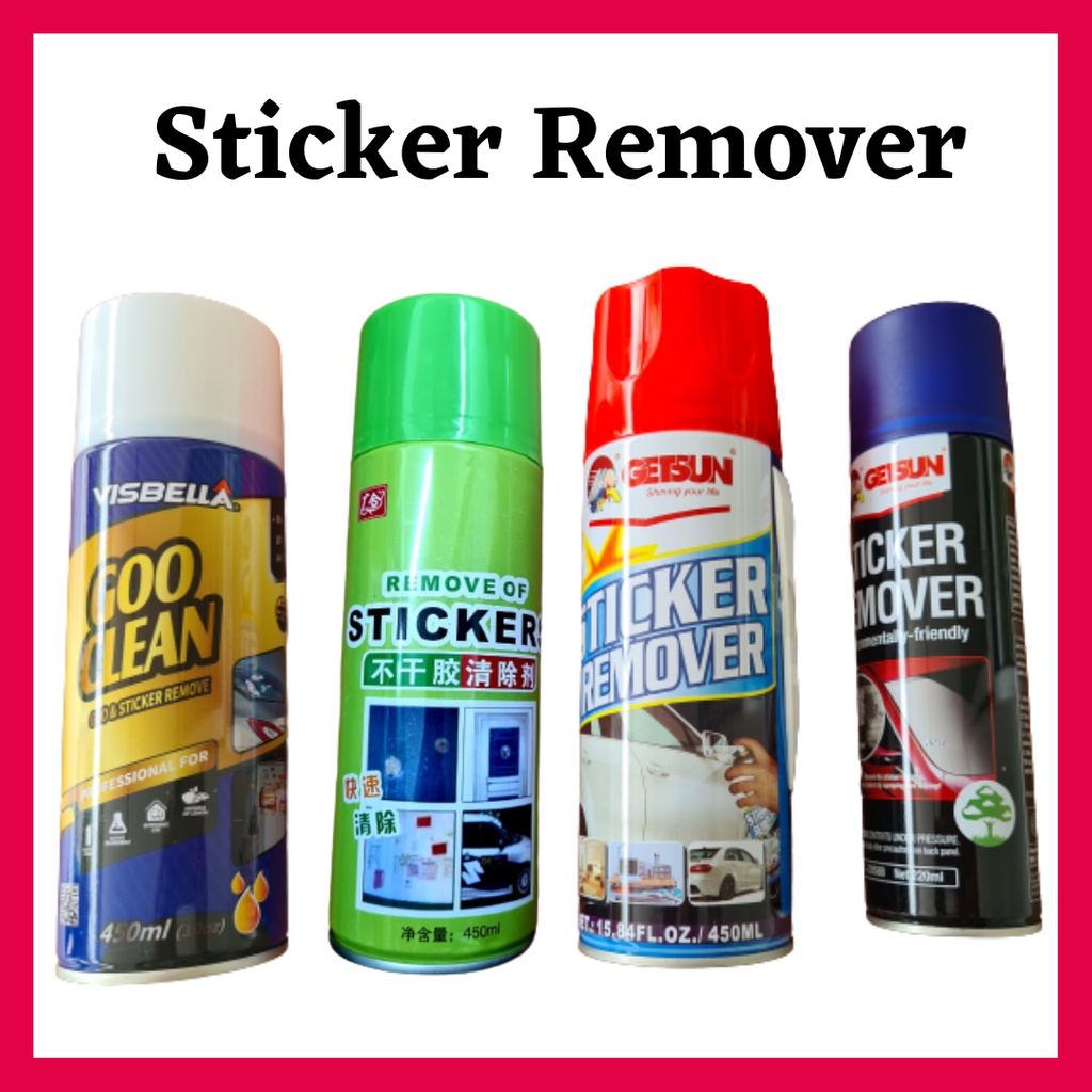 Sticker Remover Spray Double Tape Remove Road Tax Removal Adhesive