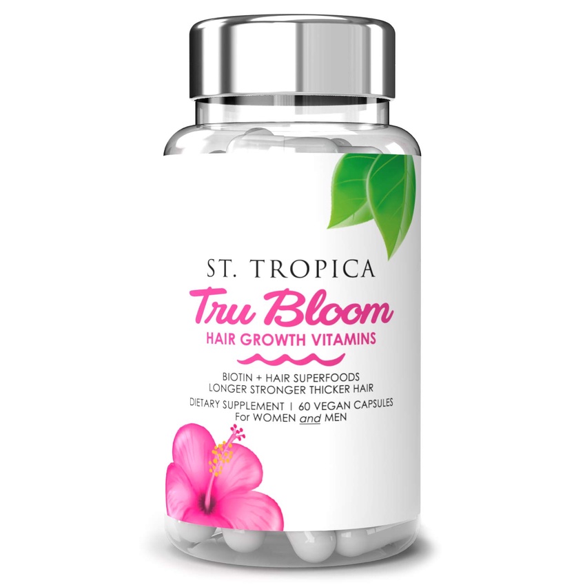 ST. TROPICA Hair Vitamins for Hair Growth Treatment - Superfood Formula  Helps Prevent Hair Loss & Thinning, Proteins & Minerals for Longer,  Stronger, Thicker Hair - VEGAN - 2 Month Supply - 60 Capsules | Shopee  Malaysia