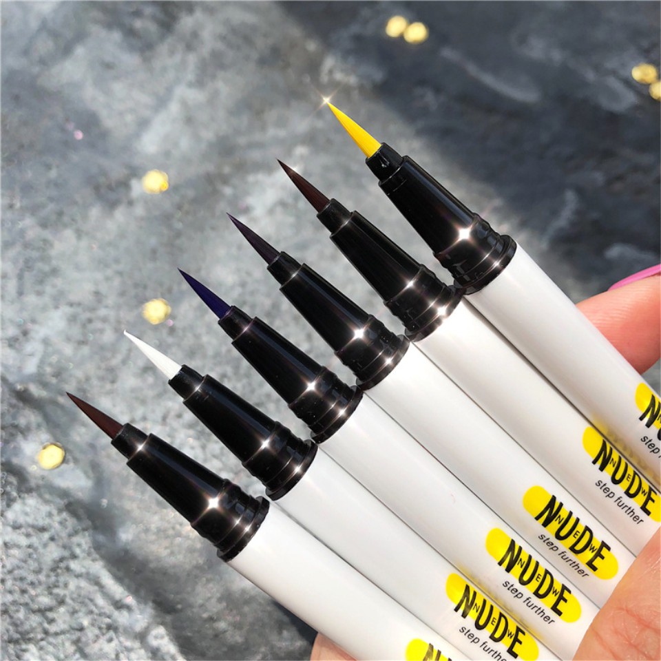 Versatile Reliable NnUeDwE®Hot Color Eyeliner Waterproof Quick-drying Eyebrow Pencil Plant Essence Ingredients Long ... - Image 5