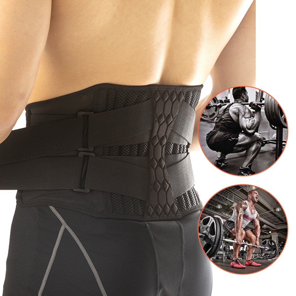 Corset Area Waist Support Neoprene Double Pull Lumbar Brace Back