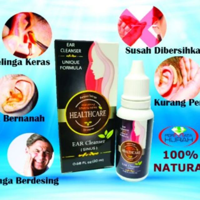 RAWAT TELINGA dgn Pencuci Telinga Permata Hijrah 20ml 