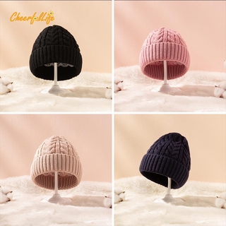 Warm Crochet Baggy Beret Cuffless Beanie Cap Hat Shopee Malaysia