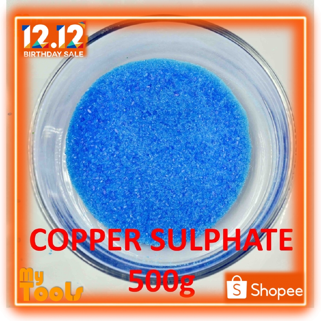 Mytools 500g Copper Sulphate / Sulfate Fertilizer Shopee Malaysia