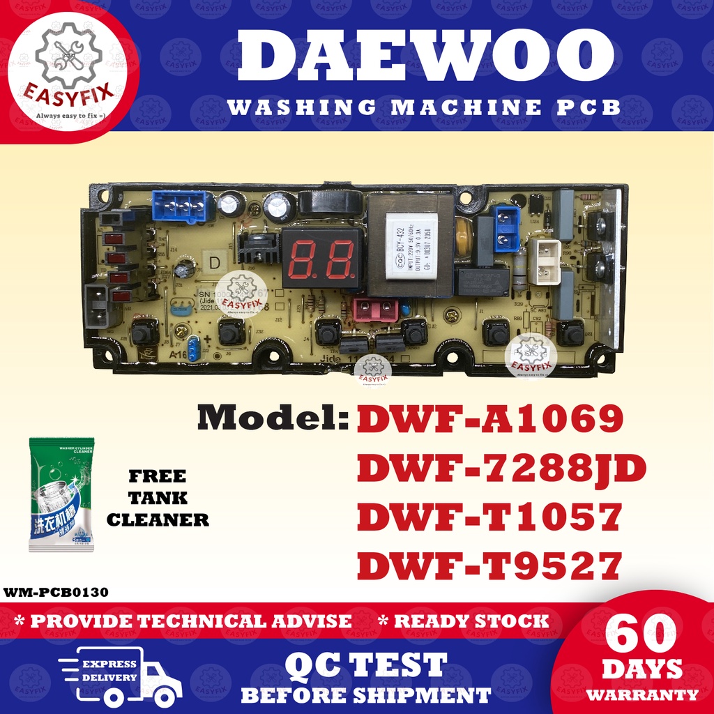 DWFA1069 / DWF7288JD / DWFT1057 / DWFT9527 DAEWOO DEAMA WASHING
