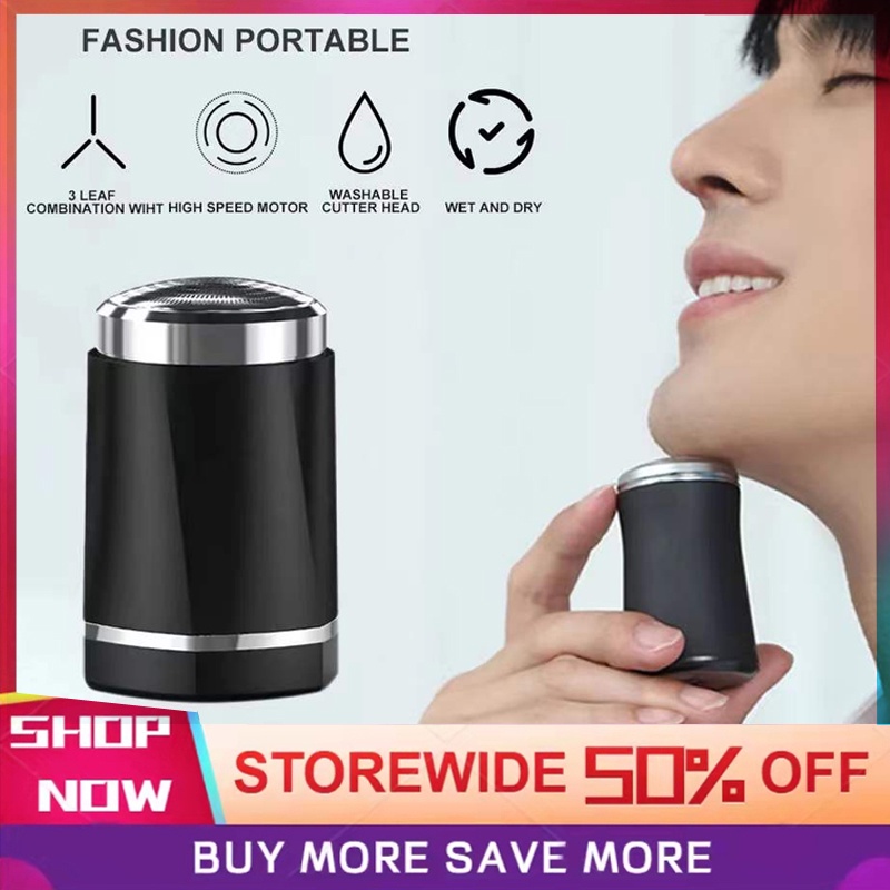 Portable Mini Electric Shaver Washable Beard Trimmer Men Shaver Razor Usb Travel Shaving Beard Machine Men Shaver Machin