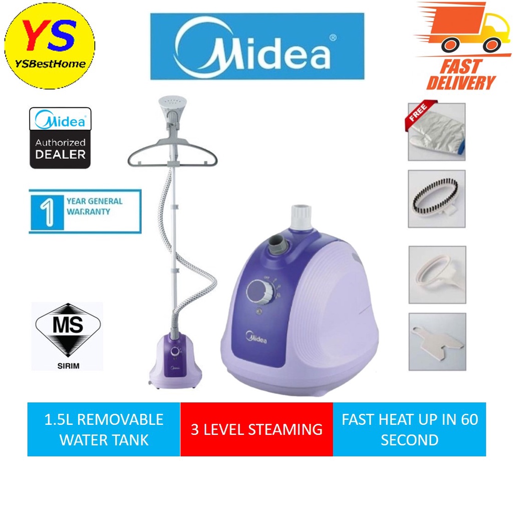 Midea Garment Steamer Iron Wap GS150D GS150D Shopee Malaysia
