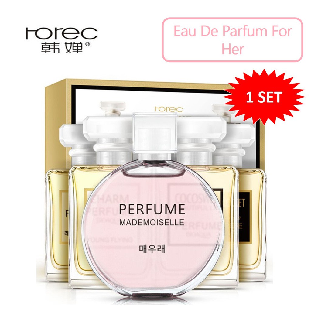 [MADE IN KOREA] Perfume Female Romantic Fragrance 5 In 1 Eau De Parfum