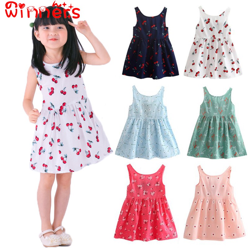 Kid Girl One Piece Dress Shopee Malaysia