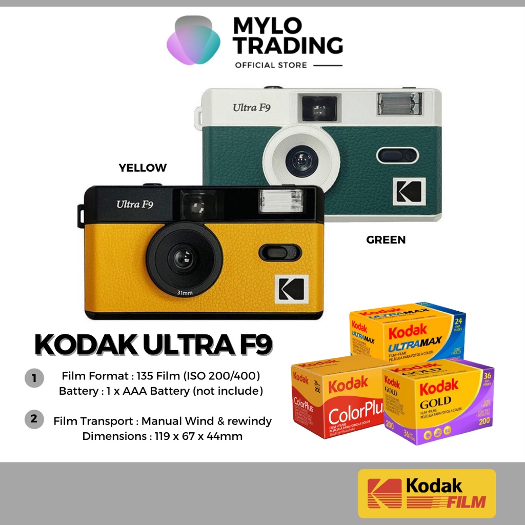 (Ready Stock) Kodak Ultra F9 & Kodak i60 Film Camera | Shopee Malaysia