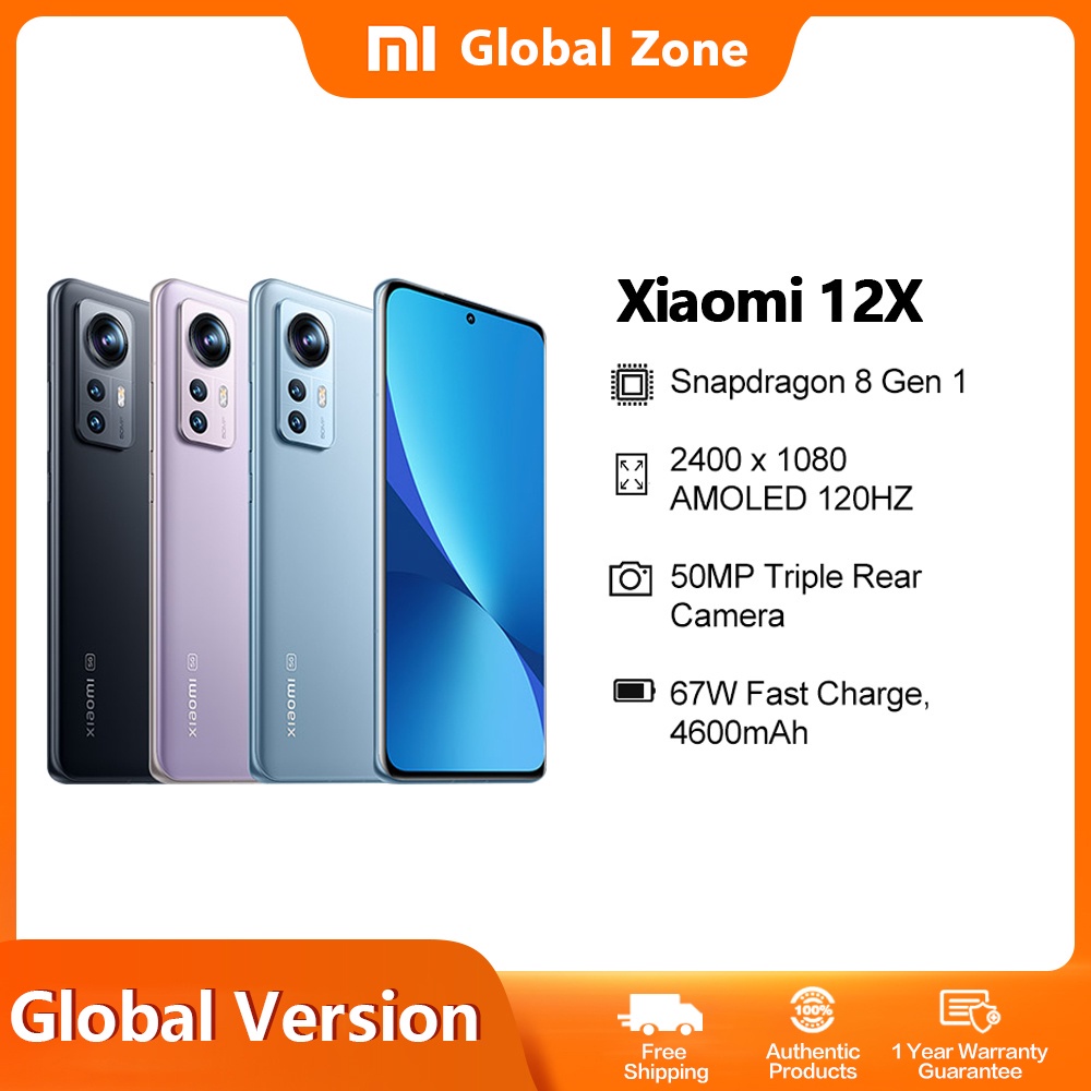 Xiaomi 12X Smartphone Global Version (Snapdragon 870 Octa Core/128GB ...