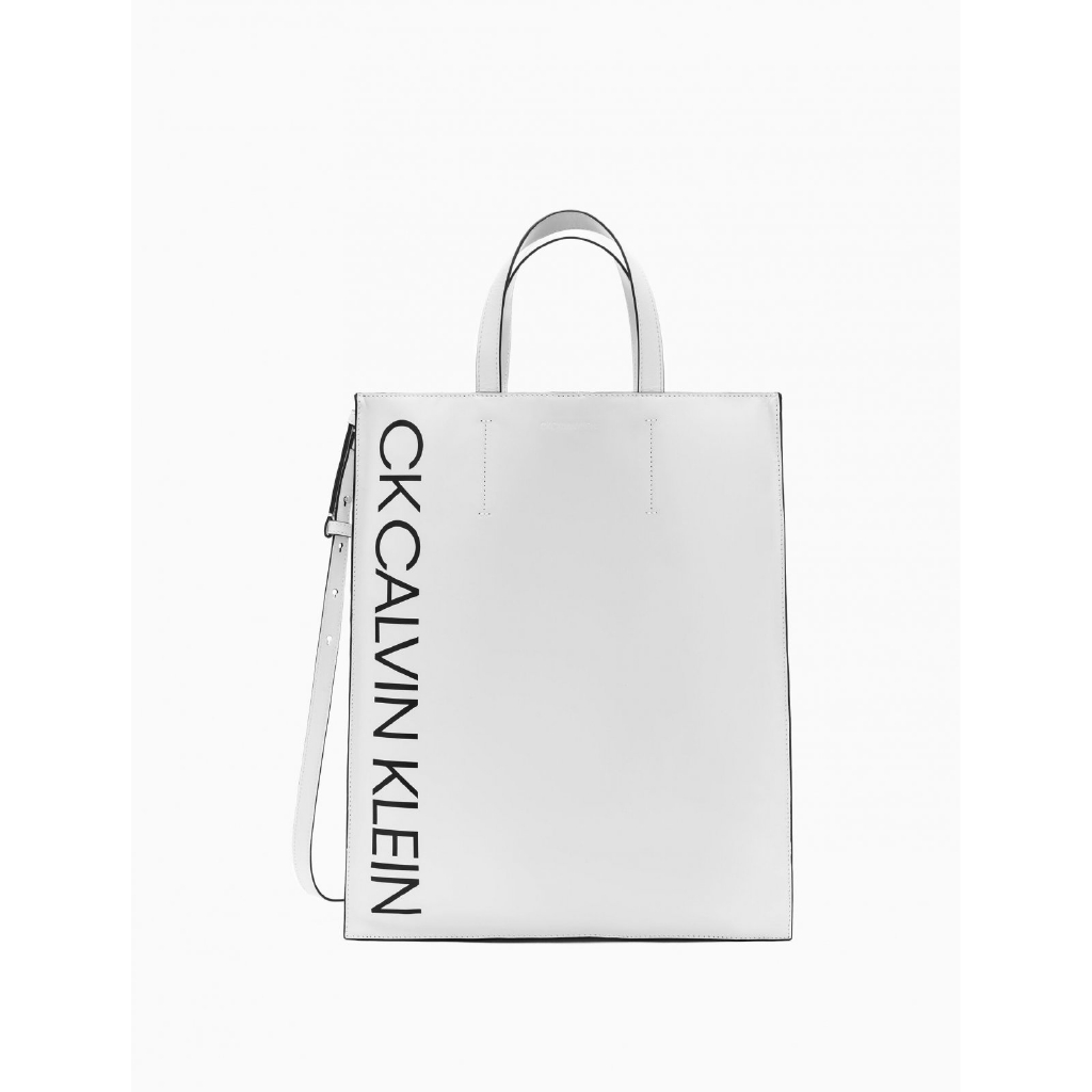 calvin klein logo tote bag