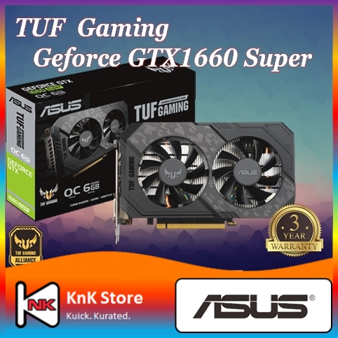 ASUS TUF Gaming Geforce GTX 1660 Super OC Edition 6GB GDDR6 [ TUF ...