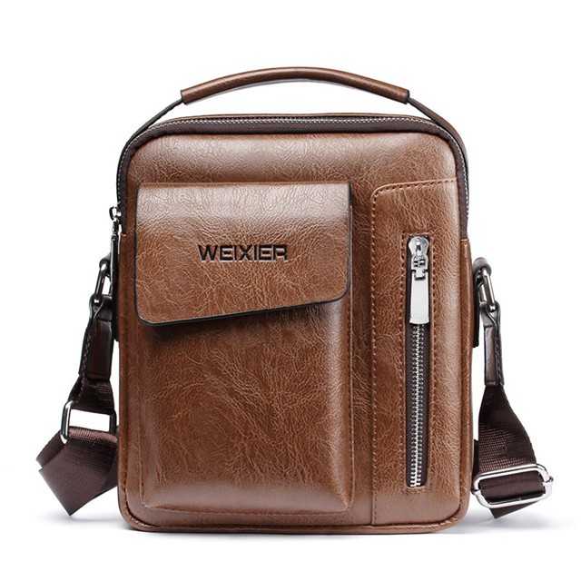 mens leather messenger bag amazon