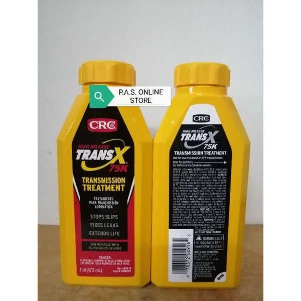CRC HIGH MILEAGE TRANSX TRANSMISSION TREATMENT 473ml Shopee Malaysia