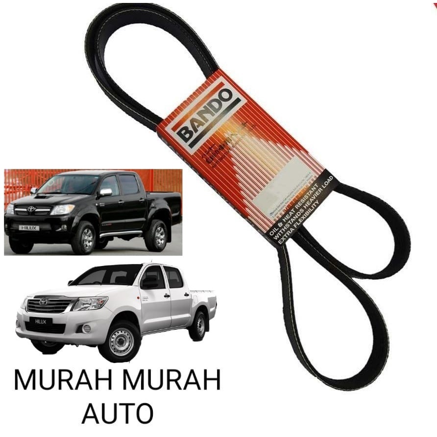 Optibelt Multi Rib Fan Belt For Toyota Hilux 3.0L 1KD-FTV Turbo Diesel (2005-2016) - Part FYE041016