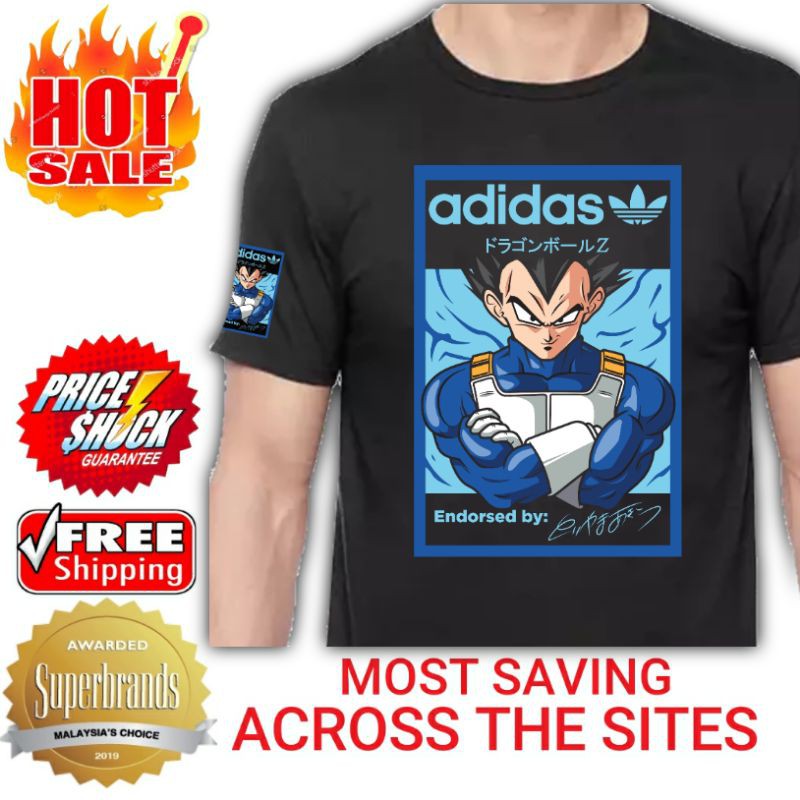 adidas dragon ball z shirt