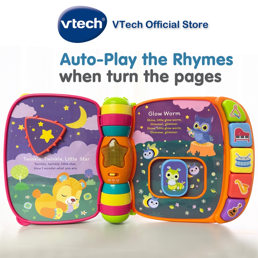 vtech-animal-rhymes-book-baby-early-learning-book-music-book-for-6-36-months-shopee-malaysia