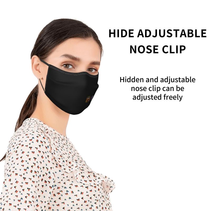 PANZHIHUA Adult Anti-Dust Mouth Cover Breathable Stretchy Multi Usage Face Cover Up Adjustable Earloop Dust Face Cover 