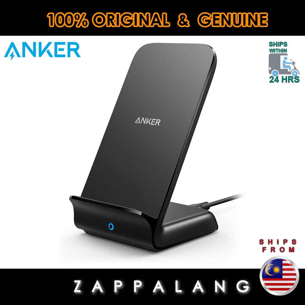 Anker A2521 Wireless Charger, PowerWave 7.5 Stand, QiCertified, Fast