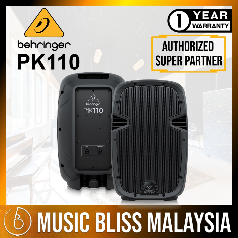 Behringer PK110 Passive 500Watt 10" PA Speaker System (PK110 / PK 110) Shopee Malaysia