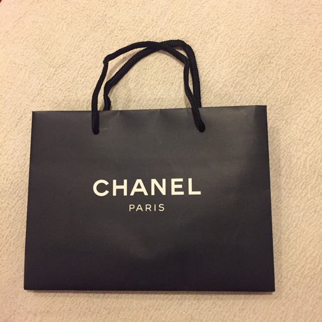 chanel paper bag