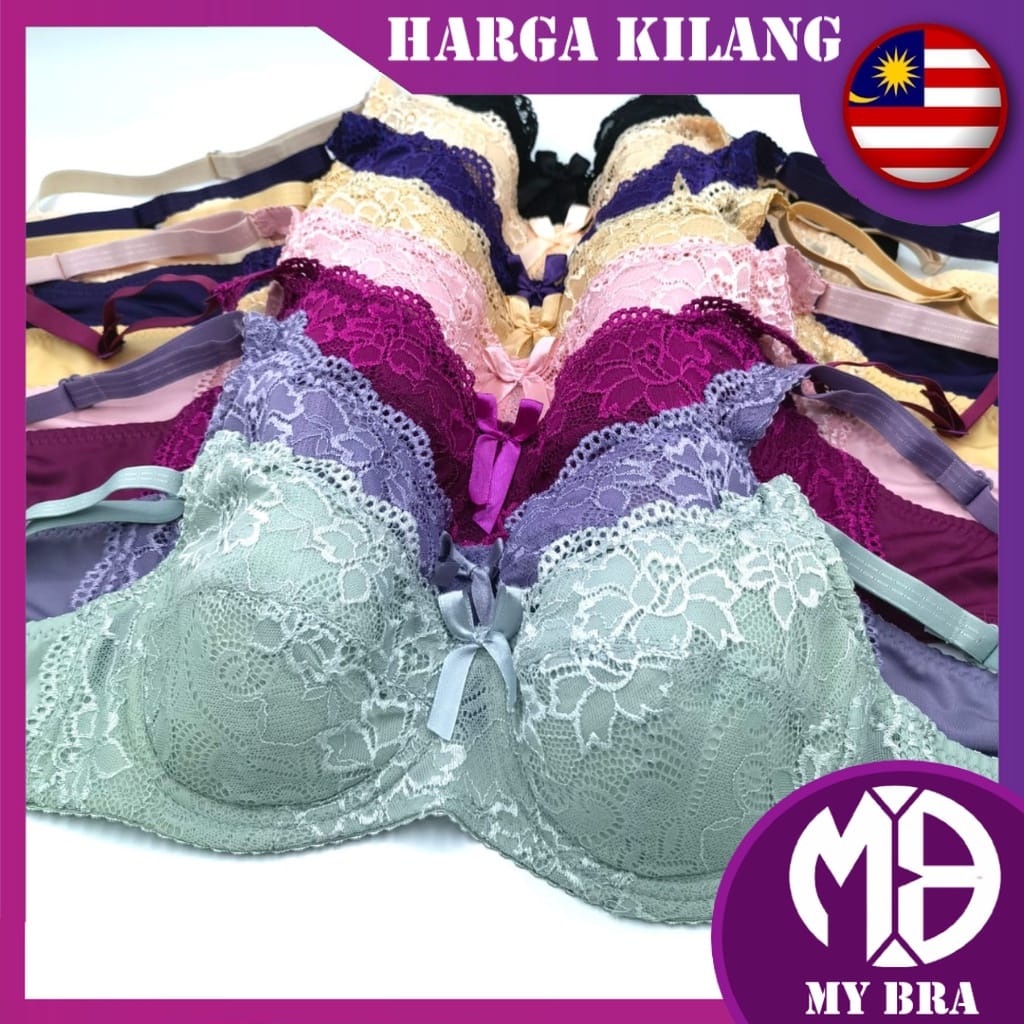 Women Bra Wired Steel Ring B Cup Wired Bra Baju Dalam Wanita Berwayar 内衣 / 內衣有鋼圈