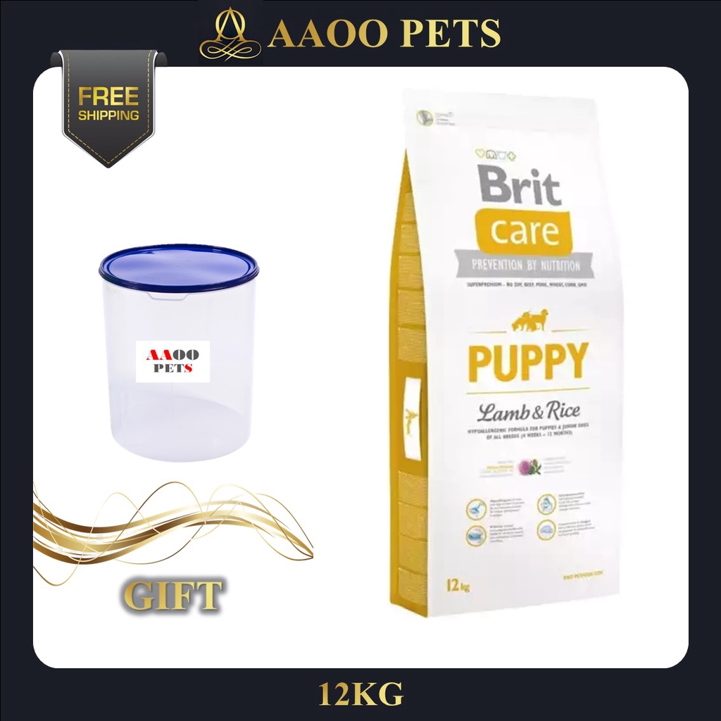 brit care puppy lamb & rice