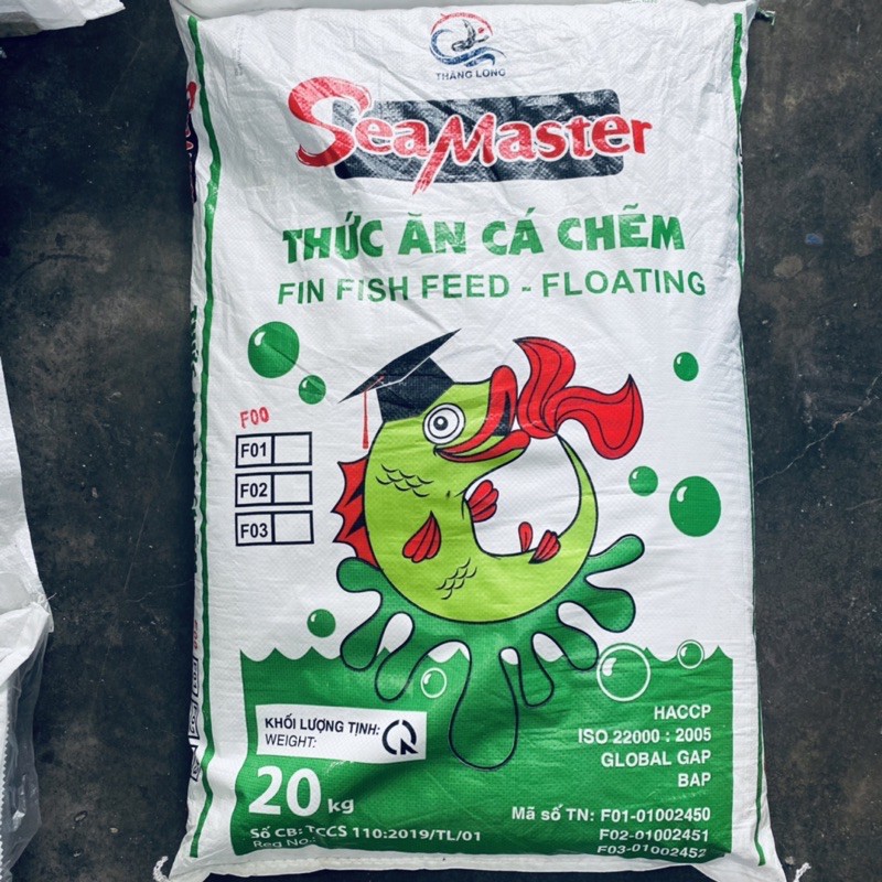 1 KG High Protein Floating Pellet, F00 SeaMaster Fish Pellet, Size