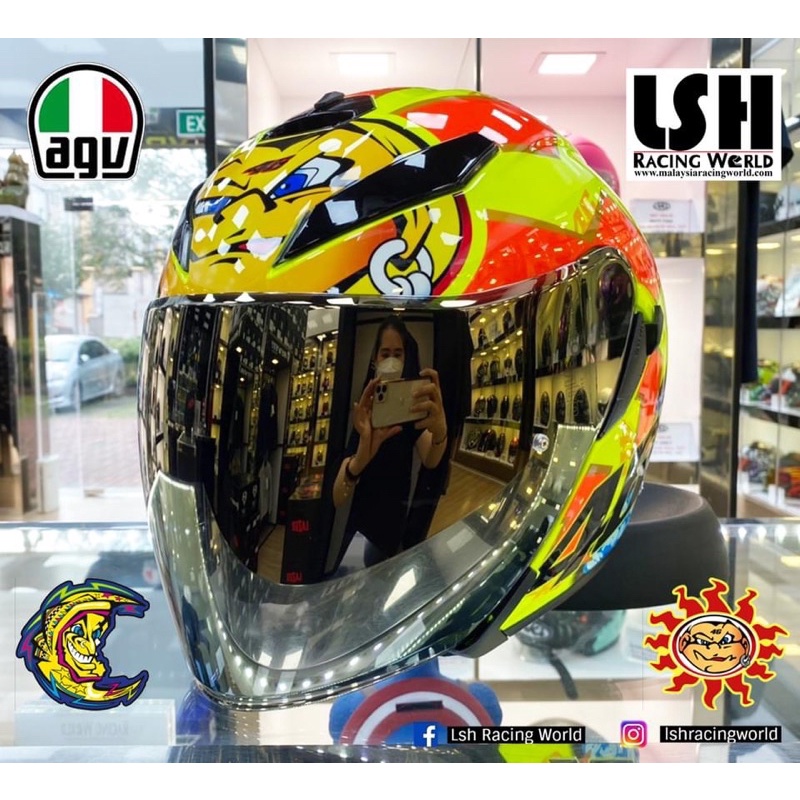 AGV K5 JET Soleluna 2001 Helmet (Color Visor not included) Shopee