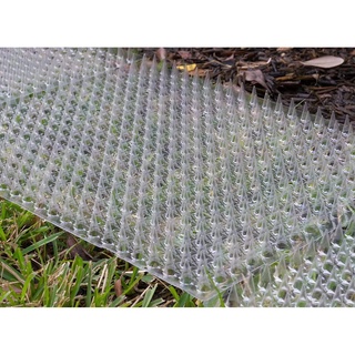 Indoor / Outdoor Deterrent Training Spike Mat Devices Cat Deterrent Outdoor Mat: Pet Deterrent Mats for Cats and Dogs 6 Pack 16 x 13 Inches Keep Away Cats Plastic Mats with Spikes 