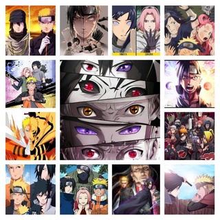 naruto shippuden poster kakashi madara itachi pain sasuke gaara kraft poster orochimaru minato wall sticker shopee malaysia