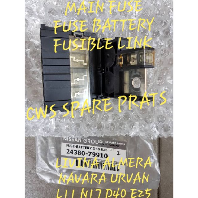 Nissan Livina Fuse Box