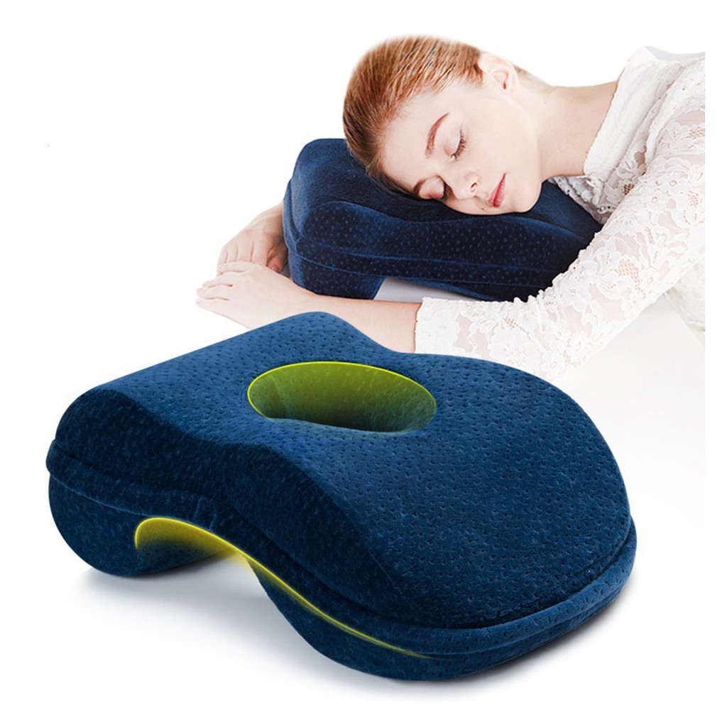 Nap Sleeping Pillow For Face Down Sleeper Back Support Shopee