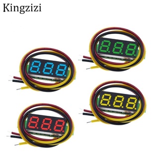LED Display Test Tool Voltameter 3-Digital Gauge Voltage Voltmeter Panel Meter 