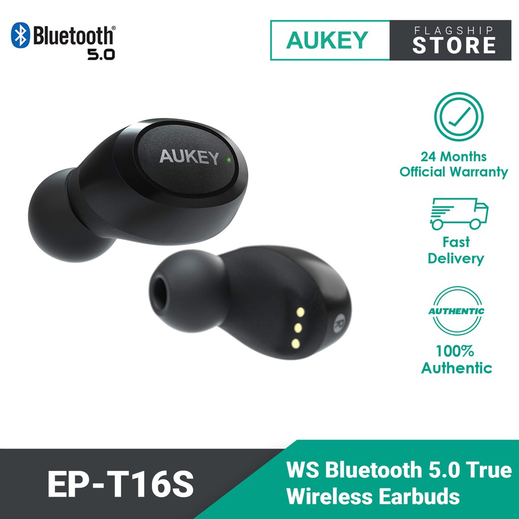 Aukey EP-T16S TWS Airdots Latitude Headset Bluetooth 5.0 True Wireless Earbuds Headphone