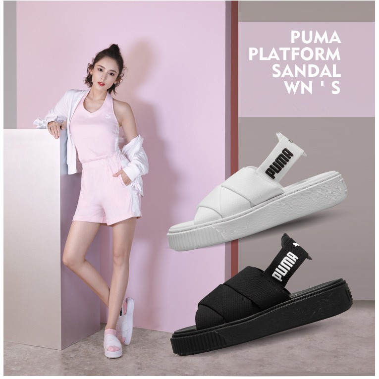 puma sandals platform