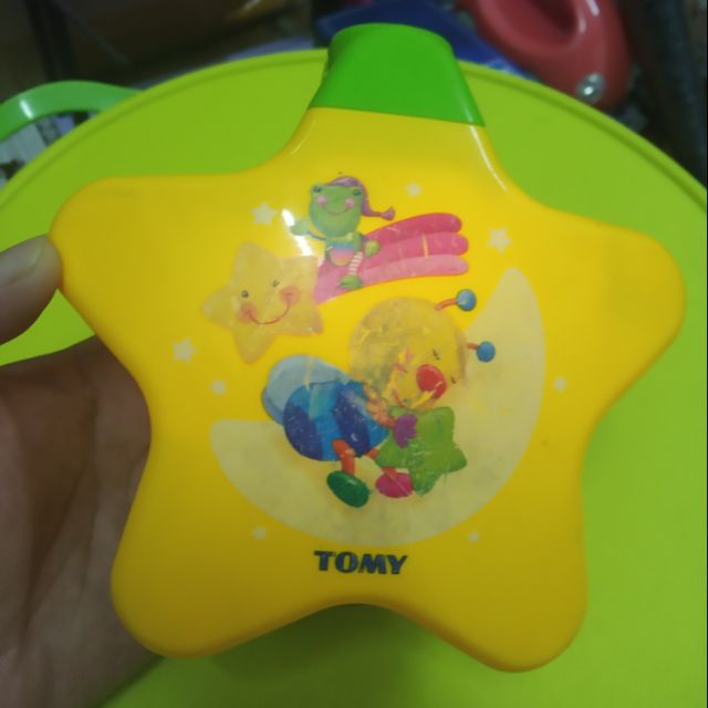 Tomy 2008 Starlight Dreamshow Baby's Cot Mobile Kids Night Light Yellow 