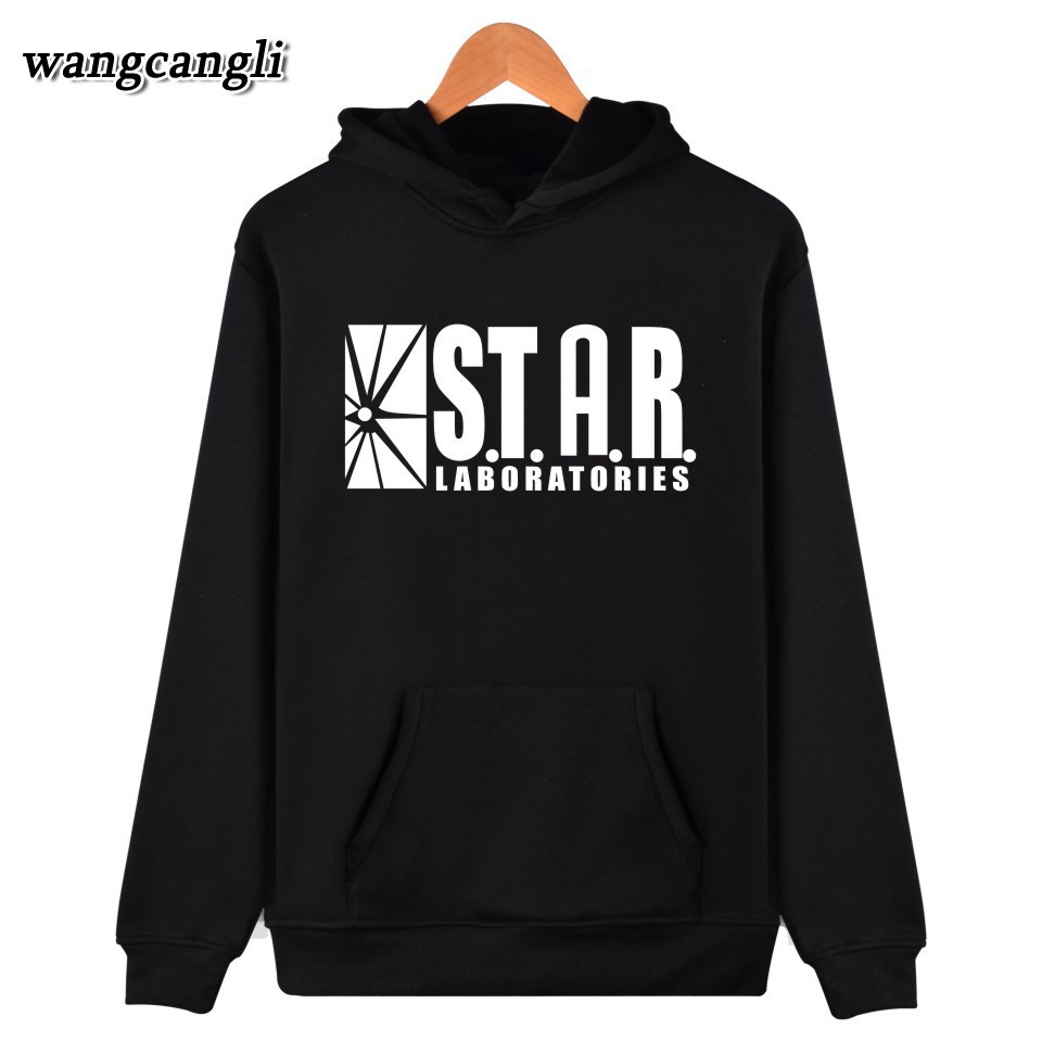 barry allen in star labs sweatshirt