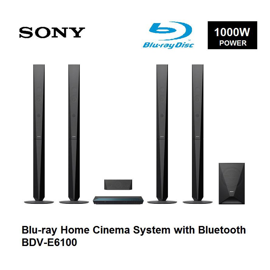 Sony 5 1ch Blu Ray Home Cinema System Bluetooth v E6100 Shopee Malaysia