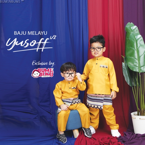  BAJU  MELAYU  YUSOFF V2 0 MUSTARD  GOLD READY STOCK BAJU  