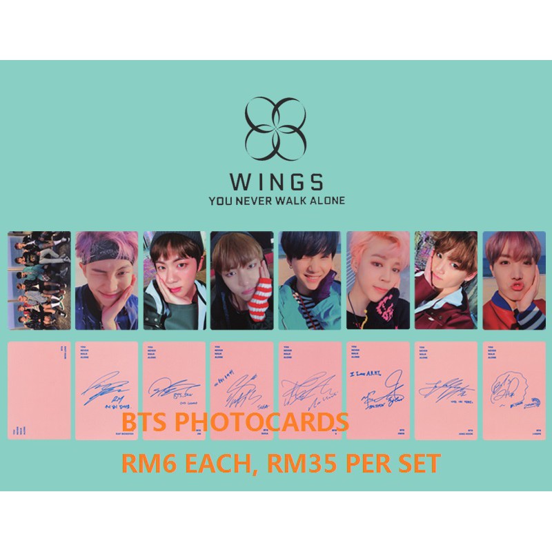 Bts Album Photocard