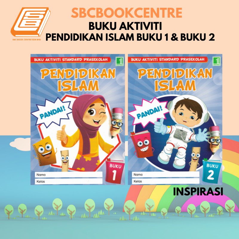 Sbcb Buku Prasekolah Buku Aktiviti Standard Prasekolah Pendidikan Islam Pandai Buku 1 Buku 2 Shopee Malaysia