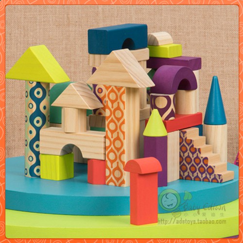 b toys wooden blocks