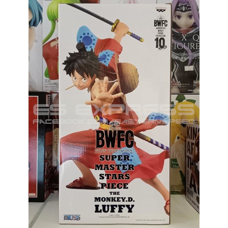 Banpresto World Figure Colosseum Super Master Stars Piece One Piece Monkey D Luffy Wanokuni Smsp X Bwfc Shopee Malaysia