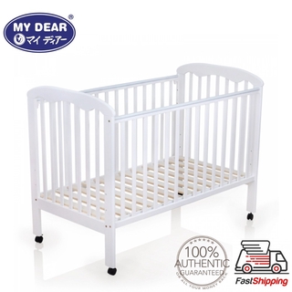 My Dear Ramin Wooden Baby Cot White Color Size 24 X 48 Shopee Malaysia