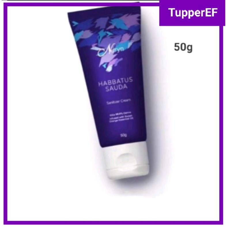 [Ready Stock] Tupperware Nuryn Habbatus Sauda Sanitizer Cream(1) 50g