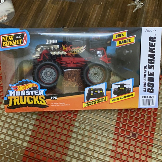 hot wheels remote control monster truck