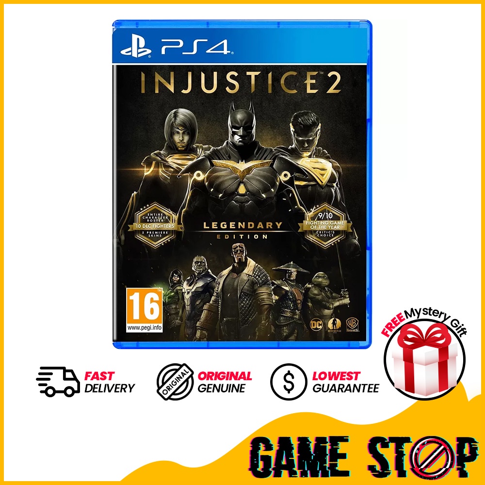 PS4 Injustice 2 Standard Legendary Edition English Version | Shopee ...