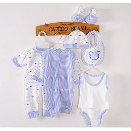 Cotton 8 IN 1 Set Baju Baby Baru Lahir  Newborn Baby  Cloth 